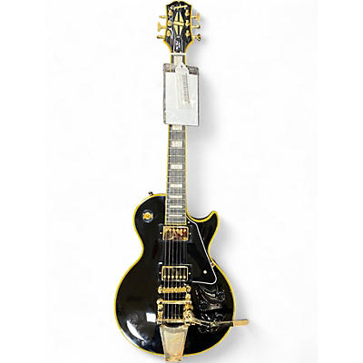 Used Epiphone Joe Bonamassa Les Paul Black and Gold Solid Body Electric Guitar