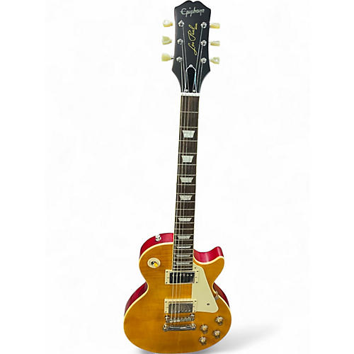 Used Epiphone Joe Bonamassa Les Paul Honey Burst Solid Body Electric Guitar Honey Burst