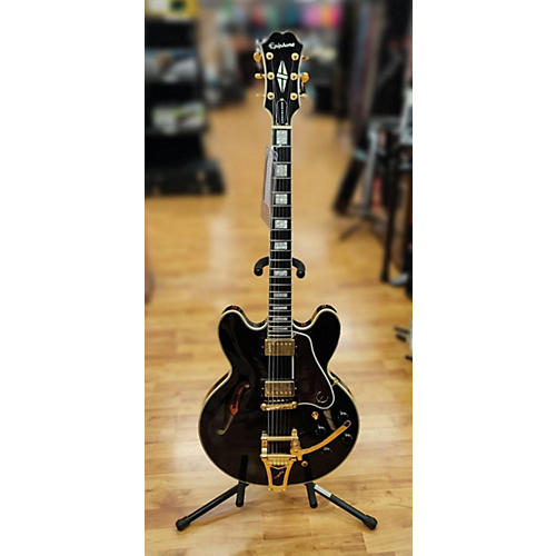 Epiphone Used Epiphone Joe Bonamassa Limited Edition Es-335 Black Hollow Body Electric Guitar Black