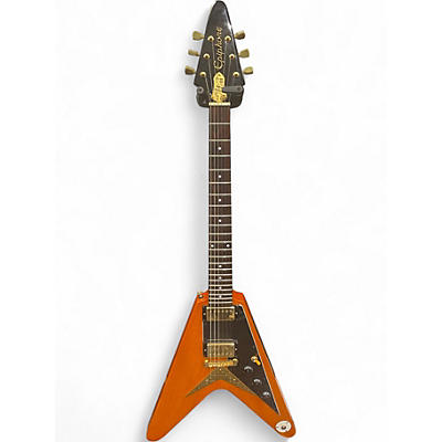 Used Epiphone Joe Bonamassa Signature '58 "Amos" Korina Flying V Natural Solid Body Electric Guitar