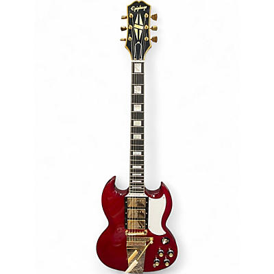 Used Epiphone Joe Bonamassa Signature '63 SG Custom Dark Wine Red Solid Body Electric Guitar