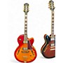 Used Epiphone Joe Pass Emperor 2 Tone Sunburst Hollow Body Electric Guitar 2 Tone Sunburst