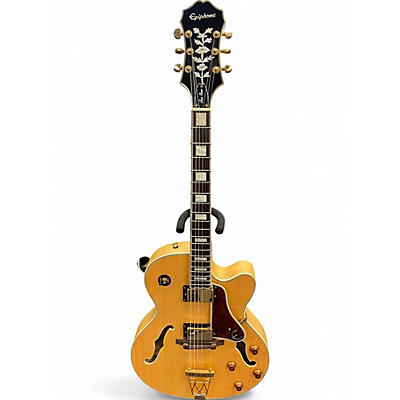 Used Epiphone Joe Pass Emperor II Natural Hollow Body Electric Guitar