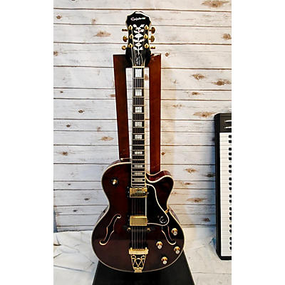 Epiphone Used Epiphone Joe Pass Emperor II Pro Wine Red Hollow Body Electric Guitar