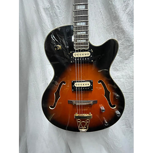 Epiphone Used Epiphone Joe Pass Emperor II Sunburst Hollow Body Electric Guitar Sunburst