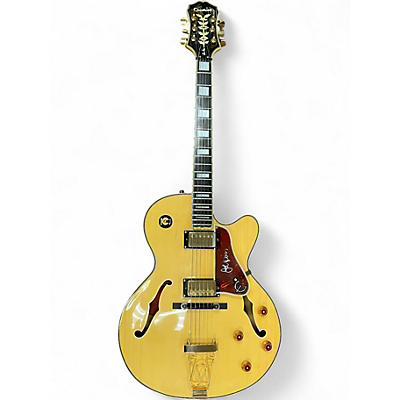 Used Epiphone Joe Pass Emperor Natural Hollow Body Electric Guitar