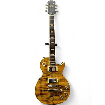 Used Epiphone Joe Perry Boneyard LP Standard yellow  Solid Body Electric Guitar