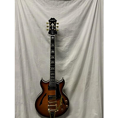 Epiphone Used Epiphone Johnny A Signature Custom Sunset Glow Gloss Hollow Body Electric Guitar