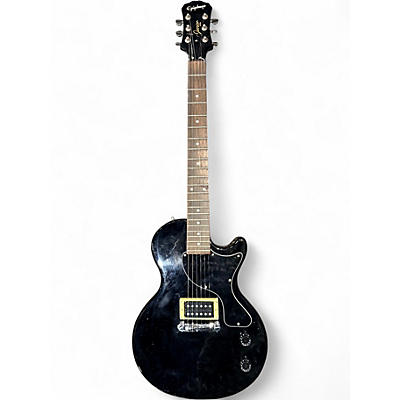Used Epiphone Junior Model Black Solid Body Electric Guitar