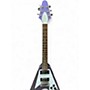 Used Epiphone KIRK HAMMET '79 FLYING V Purple Solid Body Electric Guitar Purple