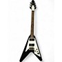 Used Epiphone KIRK HAMMET Black and White Solid Body Electric Guitar Black and White