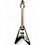 Used Epiphone KIRK HAMMET Ebony Solid Body Electric Guitar Ebony