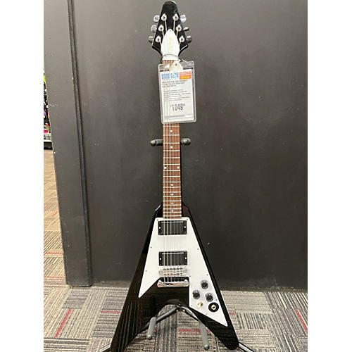 Epiphone Used Epiphone KIRK HAMMETT FLYING V Black Solid Body Electric Guitar Black