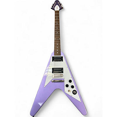 Used Epiphone KIRK HAMMIT V Purple Solid Body Electric Guitar