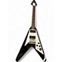 Used Epiphone Kirk Hammett 1979 Flying V Black Solid Body Electric Guitar Black
