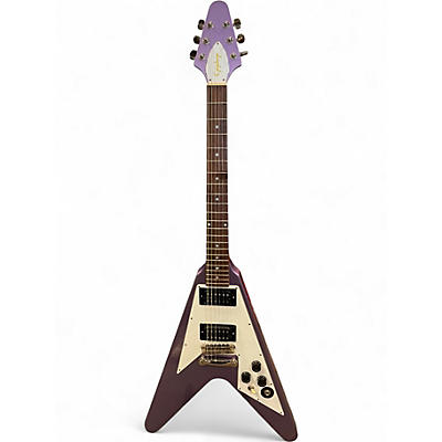 Used Epiphone Kirk Hammett '79 Flying V Purple Solid Body Electric Guitar
