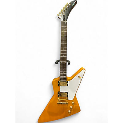 Used Epiphone Korina 1958 Explorer AGED NATURAL Solid Body Electric Guitar