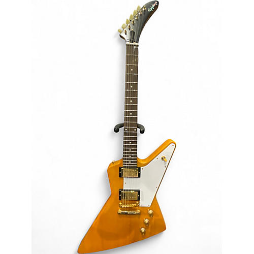 Used Epiphone Korina 1958 Explorer AGED NATURAL Solid Body Electric Guitar AGED NATURAL