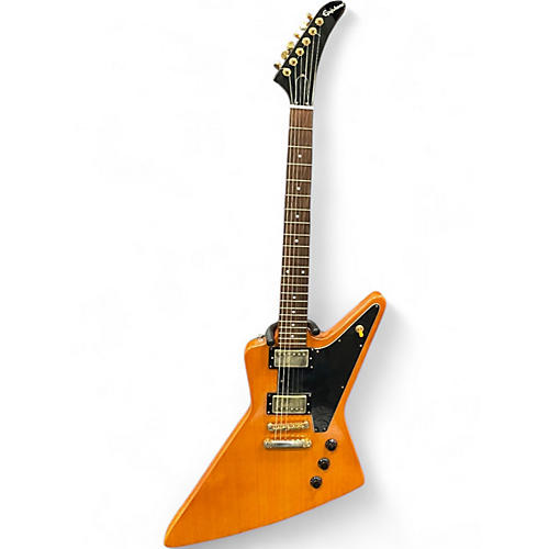 Used Epiphone Korina 1958 Explorer Aged Natural Solid Body Electric Guitar Aged Natural