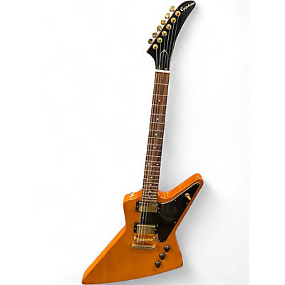 Used Epiphone Korina 1958 Explorer Natural Solid Body Electric Guitar
