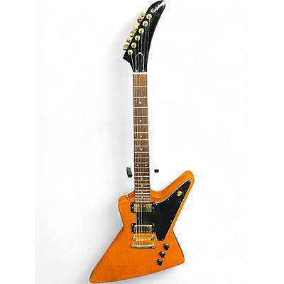 Used Epiphone Korina 1958 Explorer Natural Solid Body Electric Guitar