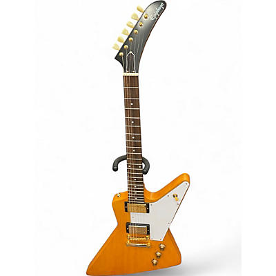 Used Epiphone Korina 1958 Explorer Natural Solid Body Electric Guitar