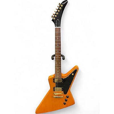 Used Epiphone Korina Explorer Natural Electric Bass Guitar