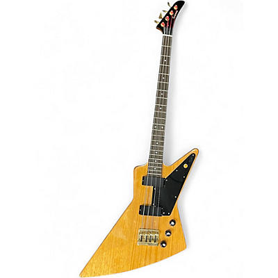 Used Epiphone Korina Explorer Natural Electric Bass Guitar