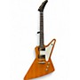 Used Epiphone Korina Explorer Trans Orange Electric Bass Guitar Trans Orange