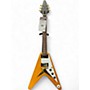Used Epiphone Korina Flying V Natural Electric Bass Guitar Natural