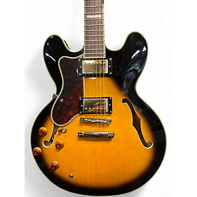 Used Epiphone LEFT HANDED SHARATON II Vintage Sunburst Hollow Body Electric Guitar
