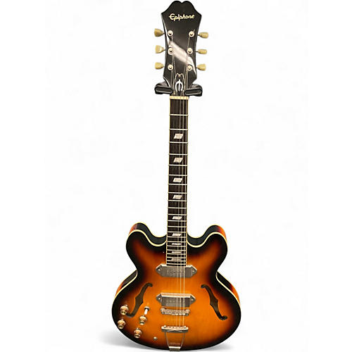 Used Epiphone LEFTY CASINO VS 2 Color Sunburst Hollow Body Electric Guitar 2 Color Sunburst
