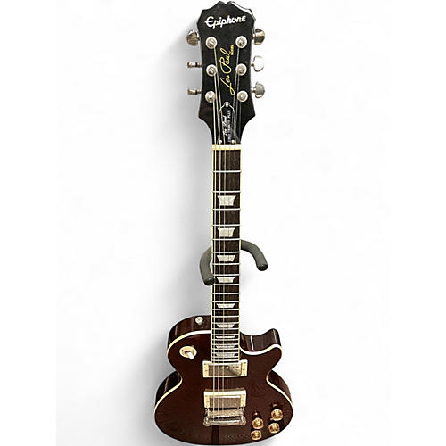 Used Epiphone LES PAUL 1960 TRIBUTE PLUS Black Cherry Solid Body Electric Guitar Black Cherry