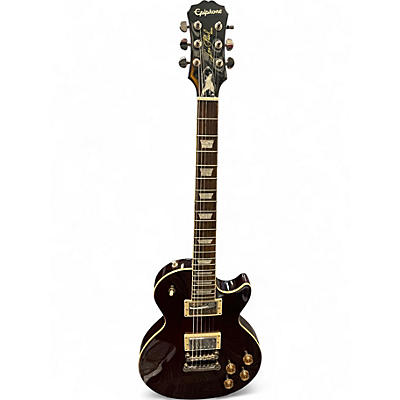Used Epiphone LES PAUL 1960 TRIBUTE PLUS Black Cherry Solid Body Electric Guitar