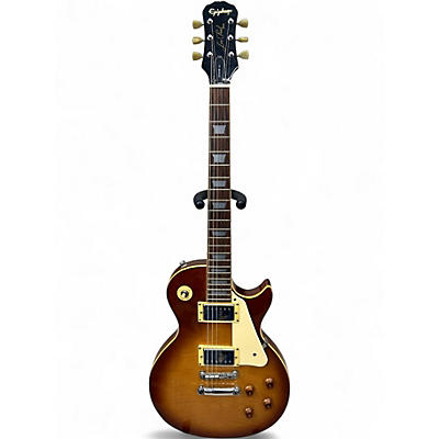 Used Epiphone LES PAUL 2 Tone Sunburst Solid Body Electric Guitar