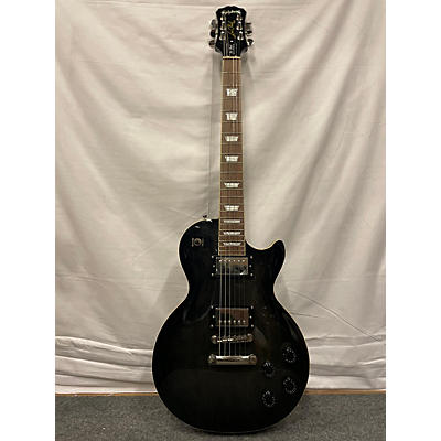 Epiphone Used Epiphone LES PAUL 2010 TRIBUTE Trans Black Solid Body Electric Guitar