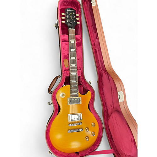 Used Epiphone LES PAUL 59 REISSUE Lemonburst Solid Body Electric Guitar Lemonburst