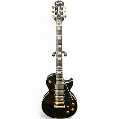Used Epiphone LES PAUL BLACK BEAUTY 3PU Ebony Solid Body Electric Guitar