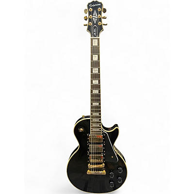 Used Epiphone LES PAUL BLACK BEAUTY Black and Gold Solid Body Electric Guitar