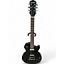 Used Epiphone LES PAUL Black Solid Body Electric Guitar Black