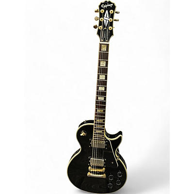 Epiphone Used Epiphone LES PAUL Black and Gold Solid Body Electric Guitar