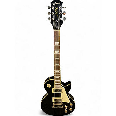 Used Epiphone LES PAUL Black and White Solid Body Electric Guitar