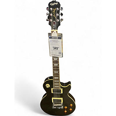 Used Epiphone LES PAUL CLASSIC Trans Green Solid Body Electric Guitar