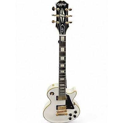 Used Epiphone LES PAUL CUSTOM Alpine White Solid Body Electric Guitar