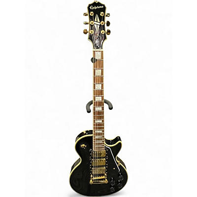 Used Epiphone LES PAUL CUSTOM BLACK BEAUTY Black Solid Body Electric Guitar