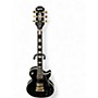 Used Epiphone LES PAUL CUSTOM BLACK Solid Body Electric Guitar BLACK