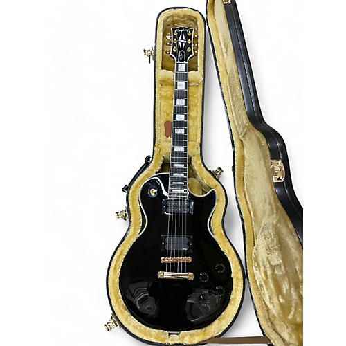 Epiphone Used Epiphone LES PAUL CUSTOM INSPIRED BY GIBSON Ebony Solid Body Electric Guitar Ebony