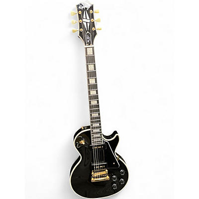 Used Epiphone LES PAUL CUSTOM P-90 Black Solid Body Electric Guitar