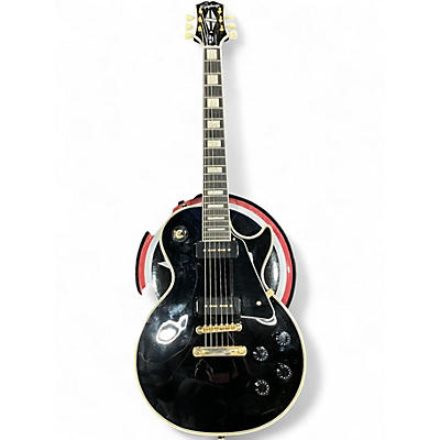 Used Epiphone LES PAUL CUSTOM P-90 Black Solid Body Electric Guitar