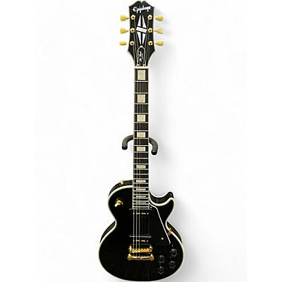 Epiphone Used Epiphone LES PAUL CUSTOM P90 Black Solid Body Electric Guitar